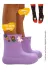 Casabony CS-25S-030 Lila Kız Çocuk Yağmur Botu & Çorap Set 3
