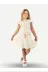 Casabony CS-25Y-004 Bej Muslin Dantelli Kız Çocuk Tunik + Etekli Takım 4