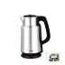 Çelik - Sürahi Model Kettle Elektrikli Su Isıtıcısı Paslanmaz Çelik Gizli Rezistans 360° 2.2LT 1500W 1