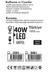 CFR40W Cfr 40Wat Tasarruflu E27 Beyaz Renk Torch Led Ampul-2 Adettir 3