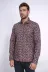 Çiçek Desenli Kahverengi Slim Fit Gömlek - Wessi - XL / Kahverengi 4