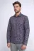 Çiçek Desenli Slim Fit Lacivert Erkek Gömlek - Wessi - L / Lacivert 4