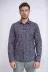 Çiçek Desenli Slim Fit Lacivert Erkek Gömlek - Wessi - M / Lacivert 3
