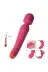 Çift Taraflı Wand Vibratör Kırmızı 3