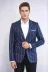 Çizgili Açık Slim Fit Lacivert Erkek Ceket - Wessi 4