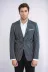 Çizgili Koyu Slim Fit Lacivert Erkek Ceket - Wessi 2