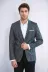 Çizgili Koyu Slim Fit Lacivert Erkek Ceket - Wessi 4