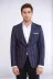Çizgili Slim Fit Bordo Erkek Ceket - Wessi 2