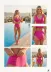 Closet Şık Tasarım Burgulu Hızlı Kuruyan Pembe Yüksek Bel Bikini Takımı 4