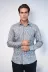 Damask Desenli Mavi Slim Fit Gömlek - Wessi - XXL / Mavi 3