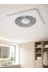 Dekoratif Banyo ve Mutfak Aspiratörü 150 mm 20,8 x 20,8 cm 20 W Havalandırma Fanı 4
