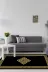 Dekoreko 656M-Trend-3 Eko Trend Djt Halı Yıkanabilir Kaymaz Taban 656M Modern Gold 1
