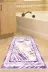 Dekoreko 728K1-9 Kaymaz Taban Djt Banyo Halısı Trend Saçaklı Modern 728 Mürdüm 1