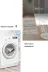 Dekoreko F5087K3-10P3Y Kaymaz Taban Djt 3 Lü Banyo Paspas Takımı Trend Karışık Yuvarlak Iskandinav F5087 Gri 3