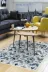 Dekoreko F5136K2-7 Kaymaz Taban Djt Salon Halısı Trend Iskandinav F5136 Mavi 1