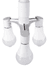 DermiTech E27 3Lü Duy Çoğaltıcı Lamba Duy Çoklayıcı E 27 3 In 1 Ampul Duy Çoğaltma 3