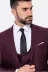 Desensiz Slim Fit Bordo Erkek Takım Elbise - Wessi 2