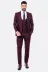 Desensiz Slim Fit Bordo Erkek Takım Elbise - Wessi 3
