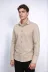 Desensiz Slimfit Bej Erkek Oduncu Gömlek - Wessi - XL / Bej 4