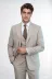Desensiz Yelekli Slim Fit Açık Kahverengi Erkek Takım Elbise - Wessi 1