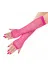 DGY STORE EmrDNM98642 Retro Neon Fuşya File Parmaksız Eldiven 26 Cm 1