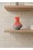 DGY STORE EmrTDXUCZZRAİNBOWVAZOKALPLİ-1 3D Dalga Desenli Kalp Formlu Dekoratif Vazo Pembe 15 Cm 1