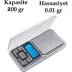 Dijital Hassas Elektronik Kuyumcu Cep Terazisi Tartı 200 gr 0.01 gr (4745) 1