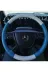 DİKİŞLİ DİREKSİYON KILIFI AÇIK MAVİ DERİ KREM DERİ SİYAH DİKİŞLİ YENİ MERCEDES TIR KAMYON 1