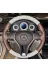 DİKİŞLİ DİREKSİYON KILIFI KAHVE / KREM KAHVE DİKİŞLİ E KASA MERCEDES İÇİN 1