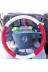 DİKİŞLİ DİREKSİYON KILIFI KIRMIZI / BEYAZ DERİ SİYAH DİKİŞLİ YENİ MERCEDES TIR KAMYON 1