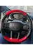 DİKİŞLİ DİREKSİYON KILIFI KIRMIZI / SİYAH DERİ KIRMIZI DİKİŞLİ FIAT DUCATO BU DİREKSİYON İÇİN 1