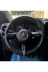 DİKİŞLİ DİREKSİYON KILIFI NUBUK DERİ NOKTALI DERİ GRİ YÜZÜK GRİ DİKİŞLİ MERCEDES VİTO İÇİN 1