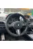 DİKİŞLİ DİREKSİYON KILIFI NUBUK/NOKTA DERİ MAVİ YÜZÜK/DİKİŞ BMW 2.18 F30 İÇİN 1