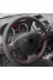 DİKİŞLİ DİREKSİYON KILIFI SİYAH DERİ KIRMIZI DİKİŞLİ RENAULT MEGANE 2 İÇİN 1