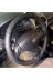 DİKİŞLİ DİREKSİYON KILIFI SİYAH DERİ NOKTALI DERİ SİYAH DİKİŞLİ PEUGEOT 206 İÇİN 1