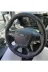 Dikişli Direksiyon Kılıfı Siyah Deri Siyah Dikişli Ford Custom İçin 1