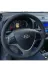 DİKİŞLİ DİREKSİYON KILIFI SİYAH MAVİ DİKİŞLİ HYUNDAİ İ20 İÇİN 1
