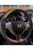 DİKİŞLİ DİREKSİYON KILIFI SİYAH SİYAH DİKİŞLİ HONDA JAZZ - CİTY İÇİN 1