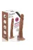 Dildo 21 Cm - Çift Katmanlı Gerçekçi Kayar Deri Ultra Yumuşak Realistik Melez Yapay Penis Vibrator 1