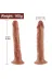 Dildo 21 Cm - Çift Katmanlı Gerçekçi Kayar Deri Ultra Yumuşak Realistik Melez Yapay Penis Vibrator 4