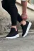 DMR Elegance AYK-BYJOY-JY68687454212 Jy018 Dexo Erkek Günlük Bağcıklı Kot Kumaş Spor Sneaker Ayakkabı Tbt - Siyah 3