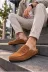 DMR Elegance AYK-BYJOY-JY73849305711 Jy0456 Rayn Bağcıksız Hakiki Süet Deri Erkek Günlük Mantar Taban Loafer Klasik Ayakkabı Hdmt - Taba 2