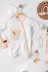 DMR Elegance DMR-BABY-BBYXML-2023020240008 Kelebek Nakışlı Tulumlu % 100 Pamuk Erkek Bebek 5'li Set 3