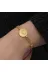DMR Elegance DMR-GMSH-BRKD-BR11004980 Gümüş Gold Kaplama Tuğralı Kadın Bileklik 1