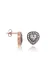 DMR Elegance DMR-GMSH-BRKD-EA1160127 Gümüş Elmas Montür Kalp Çivili Küpe 2