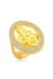 DMR Elegance DMR-GMSH-BRKD-LR11002515 Gümüş Gold Tuğralı Yüzük 1