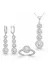 DMR Elegance DMR-GMSH-BRKD-ST0460105 Gümüş Sıralı Dört Taş Set 1