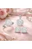 DMR Elegance DMR-GMSH-BRKD-ST1160115 Gümüş Kare Montür Set 2