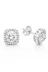 DMR Elegance DMR-GMSH-BRKD-ST1160115 Gümüş Kare Montür Set 4