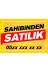 DOGA ONLINE DO-SSA-100150-1 Sahibinden Satılık Afiş - Vinil Pankart - 100X150 Cm 1